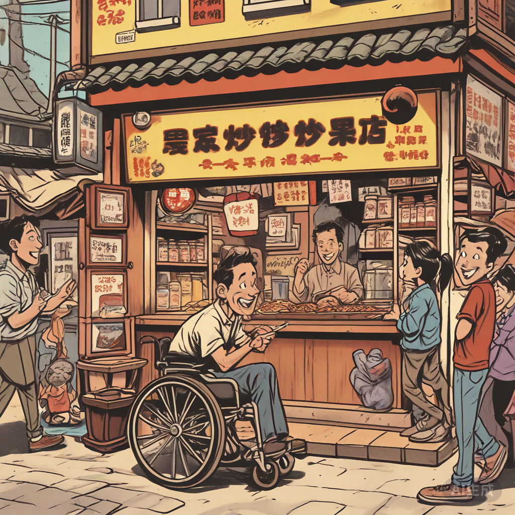 温情调解，，，，，，，，守护残疾炒货店老板