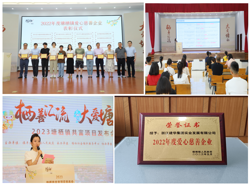 荣获“2022年度爱心慈善企业”荣誉——Z6尊龙凯时实业